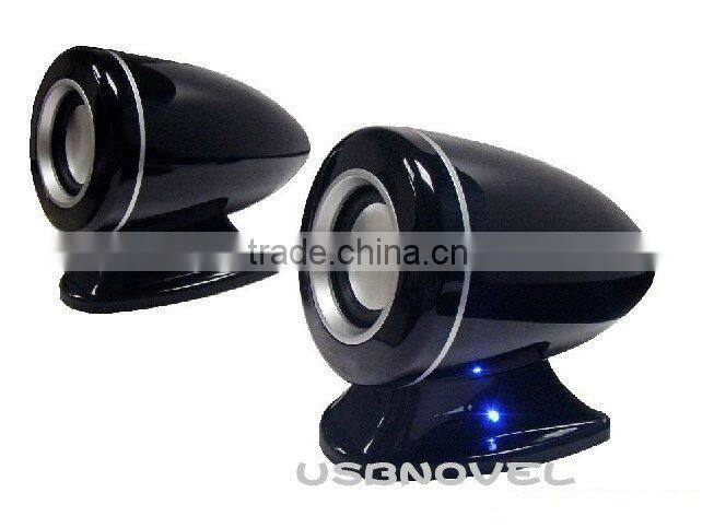 Novelty USB mini speaker with two louderspeakers