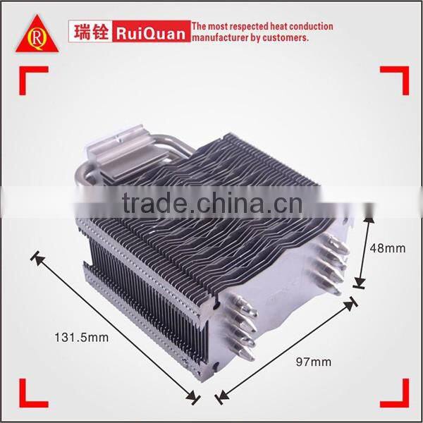 Aluminum heatsink heatpipe for cooling & fan,custom requirements are highly welcome