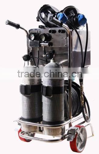 Baoya Trolley mounted Air Breathing Apparatus Fire fighting Respirator Safety Equipment