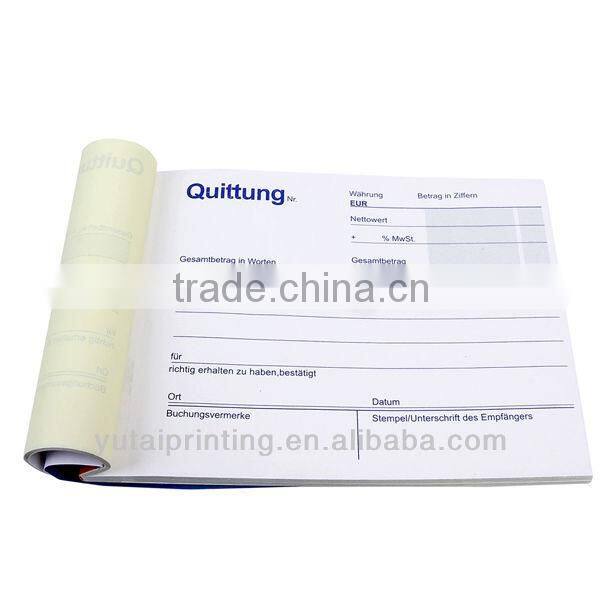 Hot Sale Sample Hotel Bill Receipt Book Manufacturer