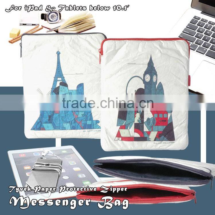 1056D Tyvek Paper 10.1" Zipper Closure Laptop Sleeve