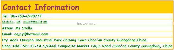 410# Stainless Steel 6 pcs Belly-shape Metal Cookware