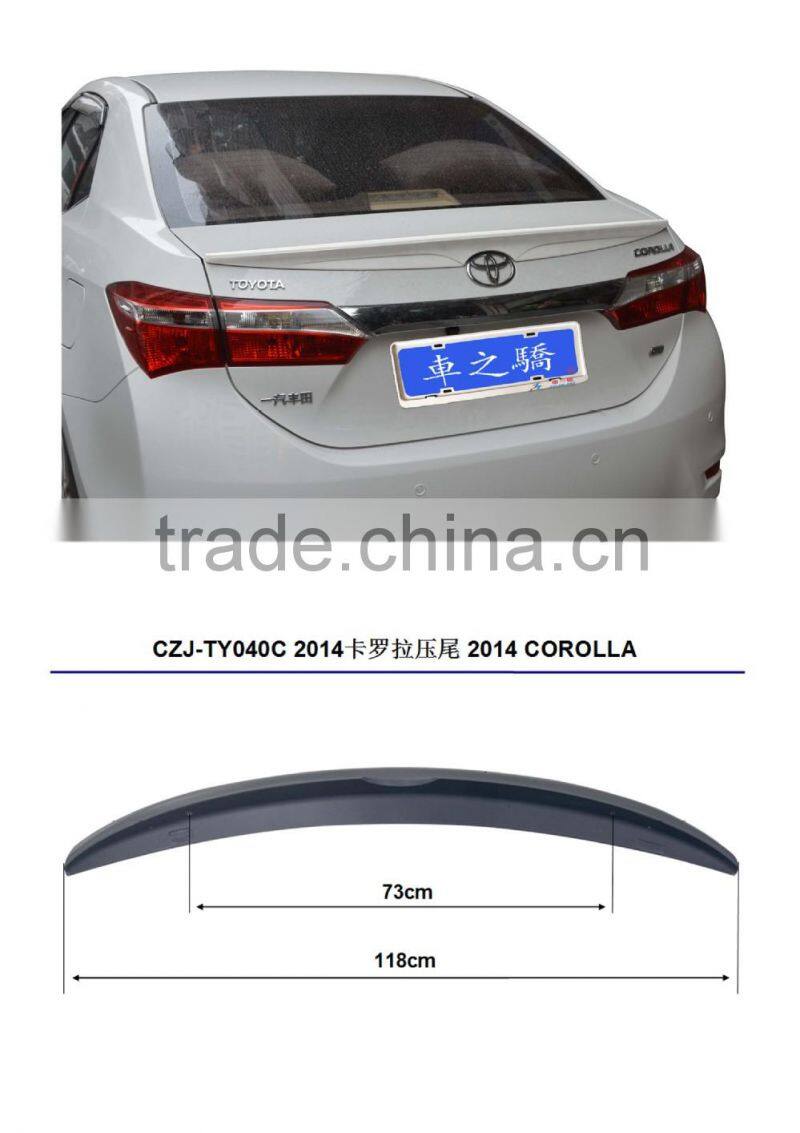 ABS REAR SPOILER FOR TOYOTA COROLLA 2014