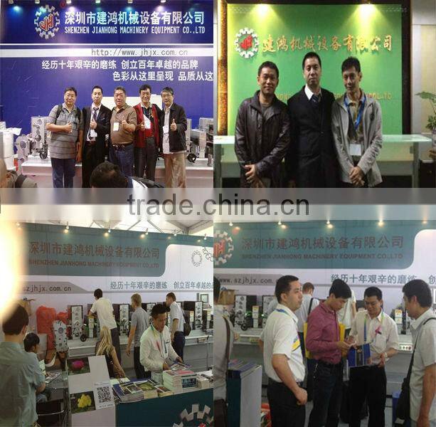 JH-250 roll to roll multicolor taffeta label printing machine in shenzhen
