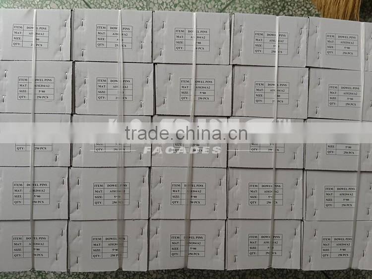SS304 SS316 collar pin for marble angle brackets 5*50