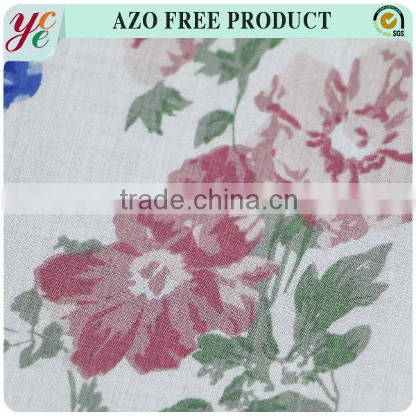Hot sale Japanese flower pattern rayon printed fabric for kimono