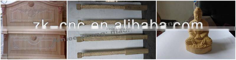 4 Spindles 4 Axis CNC Router With Moving Table Original 4 Axis NcStudio Controlling 1300*130mm ZK-1313-4