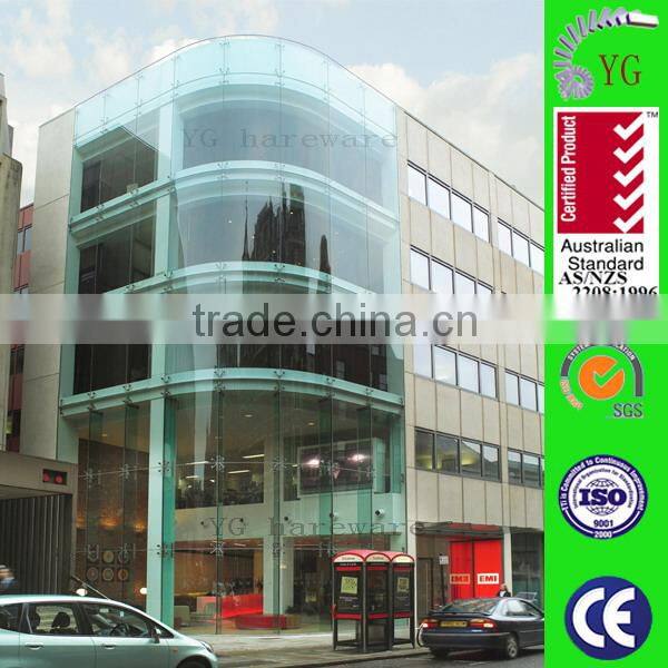 Exterior Modern Glass Wall