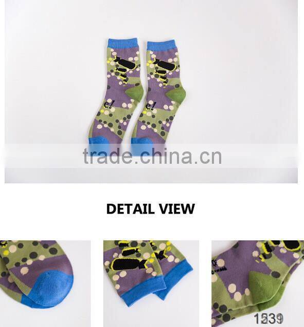 2016 fashion personality custom thick cotton socks