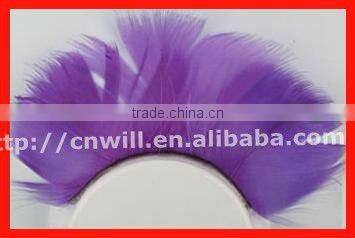 Pretty Red Feather Eyelash Fancy Feather Eyelashes Wholesale For 2013