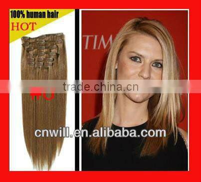 pretty remy 100g clip in hair extensions full head clip in hair extension