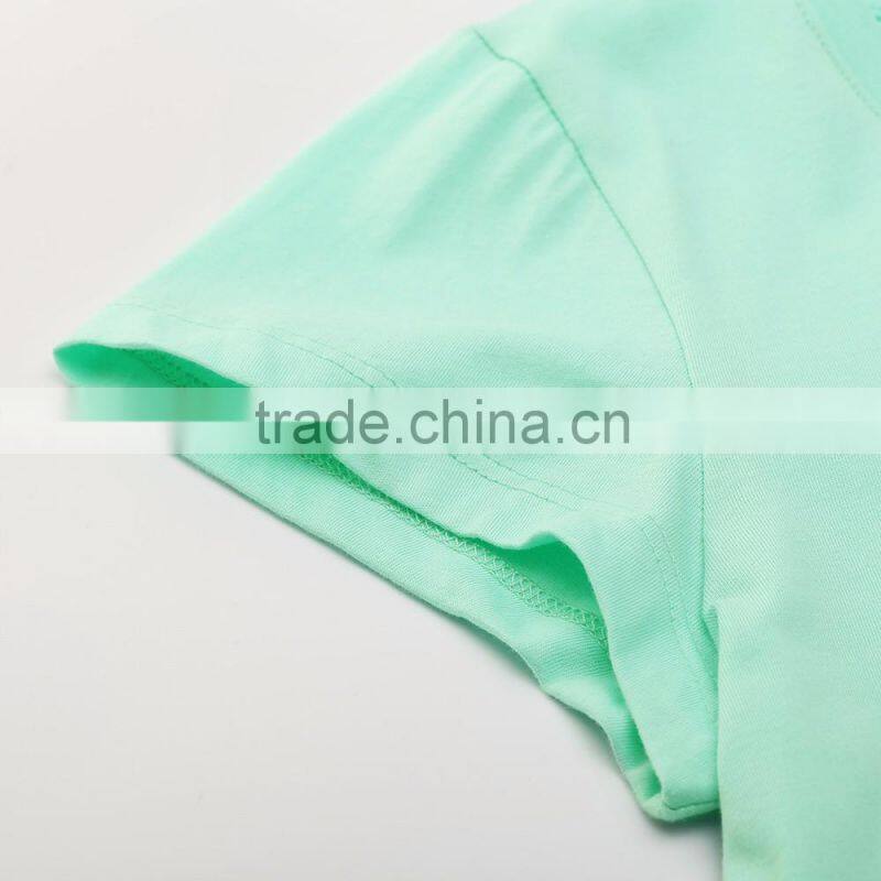 manufacturer china custom women's clothing cotton loose bluk t- shirt printer for sale