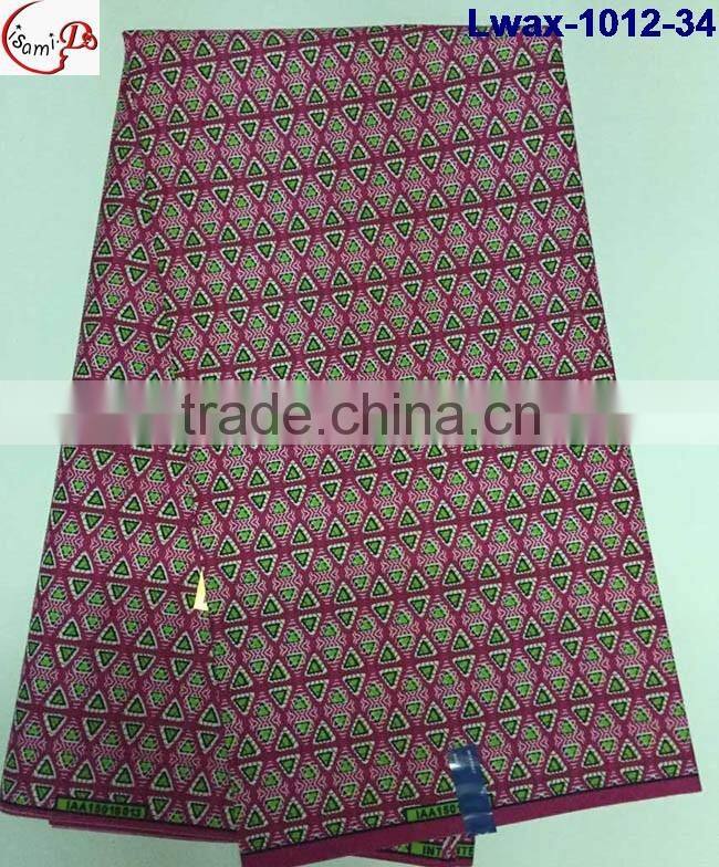 Lwax-1012-29 hot sells African Nigeria style flower pattern wholesale african wax fabric