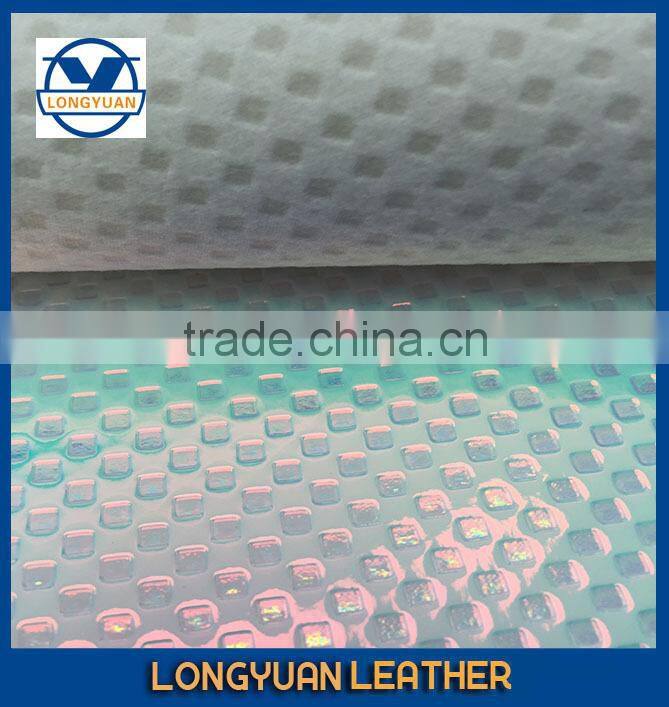 Color Change Leather Embossed Vinyl Fabric PU Leather Factory