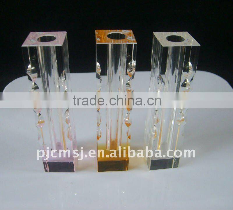 Modern Handicraft Crystal Glass Vase for Decorations CV002