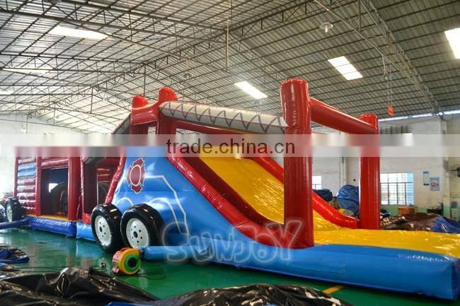 2016 Giant Inflatable Obstacle , Kids Inflatable Obstacle Course , Obstacles For Kids
