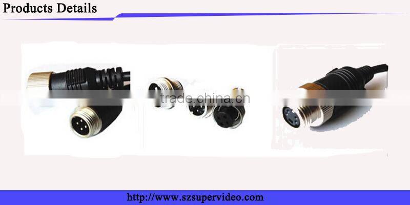 waterproof wire cable car camera extension aviation connector cable