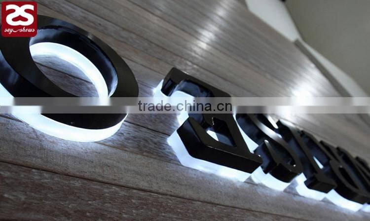Waterproof light letter shop signage led backlit advertising sign