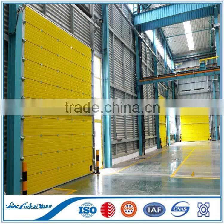 Industrial insulated sectional panel door,automatic sectional panel door