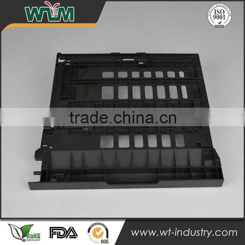 High Quality Black ABS Plastic Injection Molding Parts for Printer Accessories