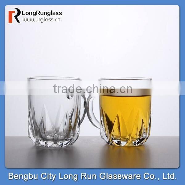LongRun 242ml 2014 new fancy style drinking beer glass cup water tea cup wholesale