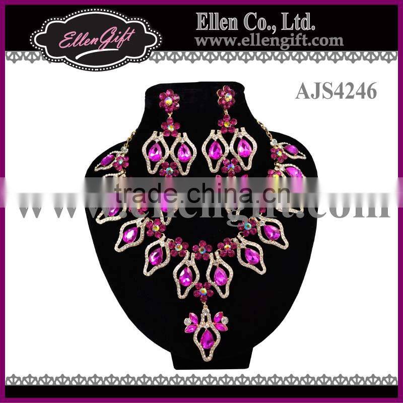 Fashion American Crystal Jewelry Sets AJS4246