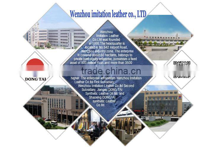 Leader enterprises artificial fashion leather Free samples