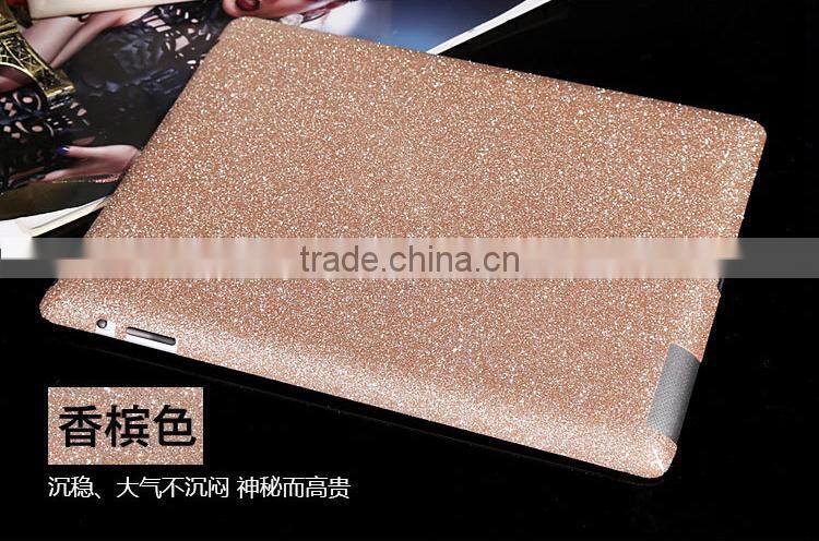 Super Slim Bling Bling Glitter Full Body Diamond Tablet Case For iPad Sticker Wrap Skin Decal