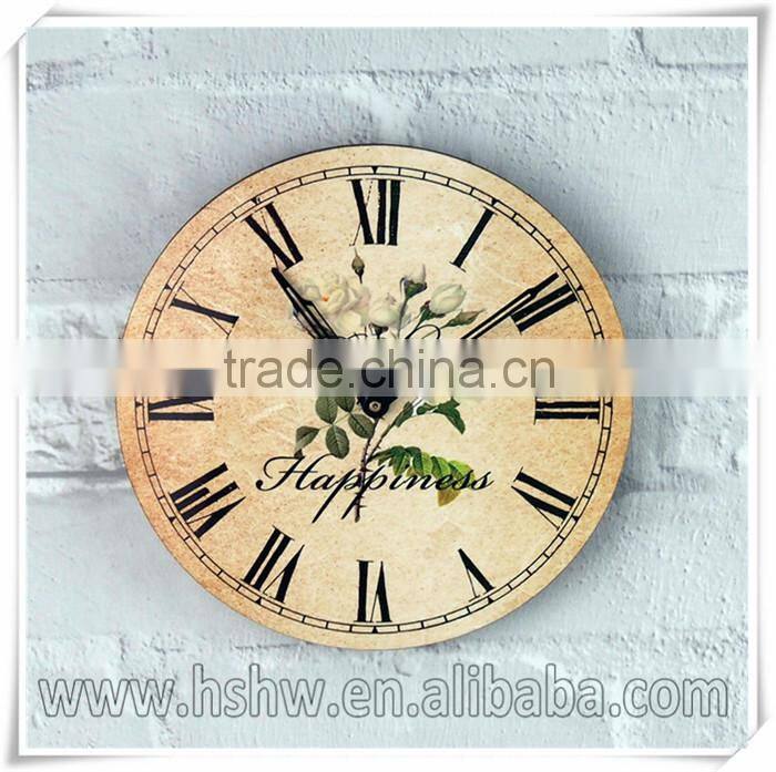 round clock frame MDF for sublimation printing