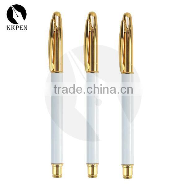 KKPEN china gift items gold heavy roller pen,pure gold pen