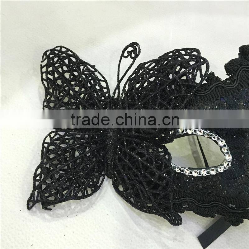 Fashion party mask, venetian mask, halloween mask with flower