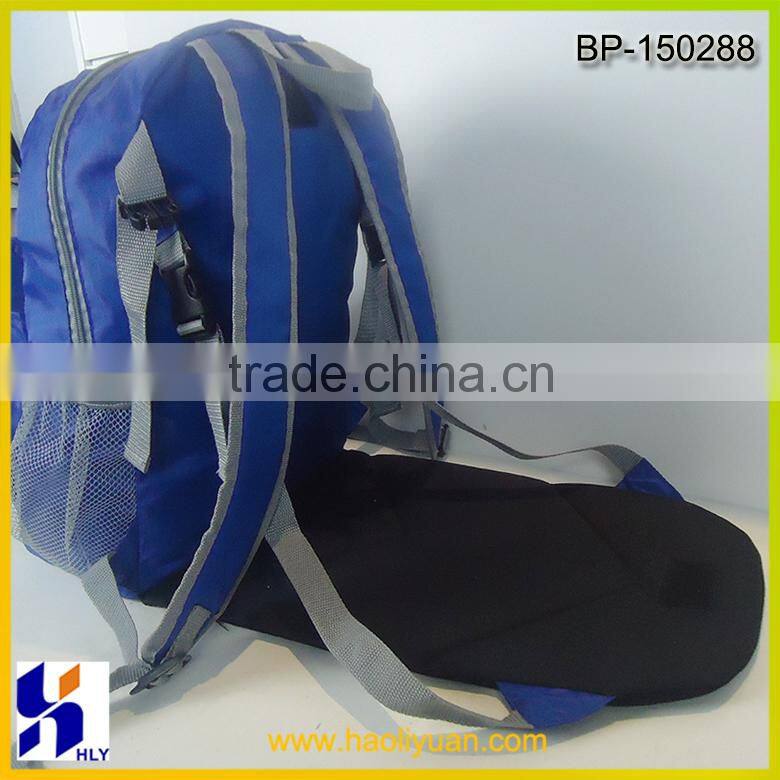 2015 Promotion backpack with diaper changing pad backpack