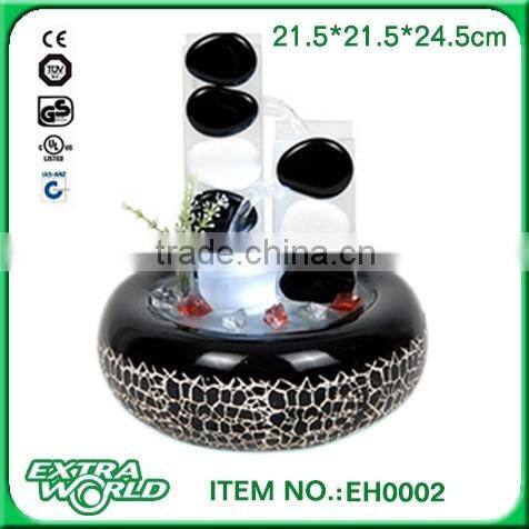 glass water feature decorative fountain for indoors