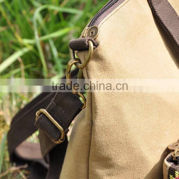 China alibaba jx brand backpack with pocket bag,custom canvas backpack, canvas and ethnic embroidery backpack