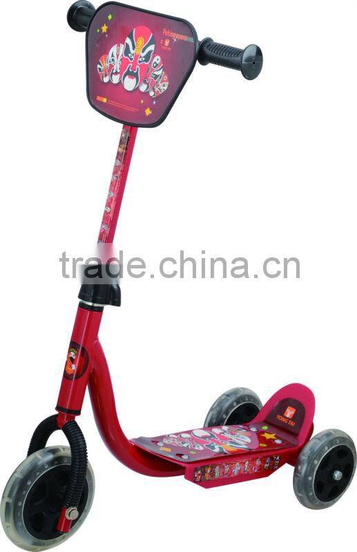 3wheels Slim Deck and Portable Kids Scooter