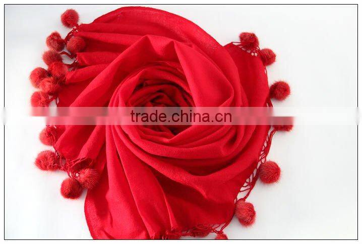 100% wool print scarf with jewllery