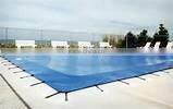 Water Resistant Polyethylene Swimming Pool Tarps ,Pool Tarps Safety Winter Cover