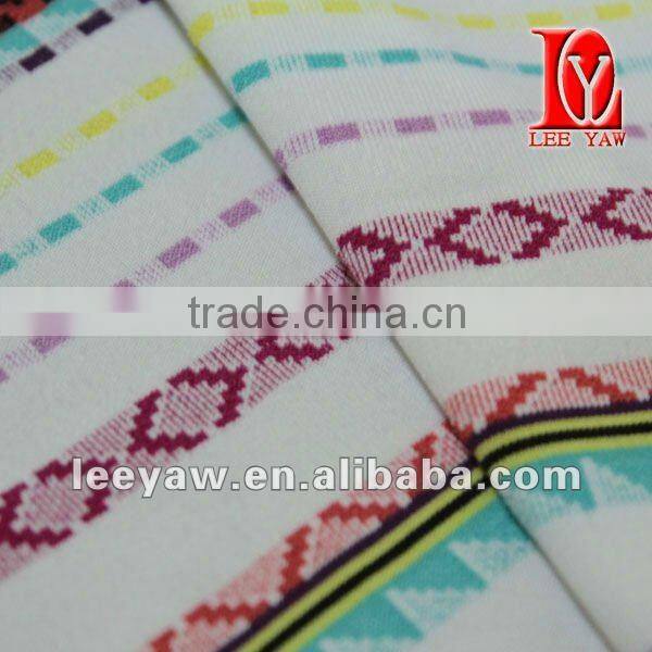stripe fabric with finished wicking, yarn dyed