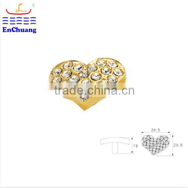 zinc alloy crystal rhinestone furniture handles