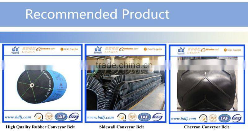 NN EP CC Fabric cored Chevron Rubber Conveyor Belt for general building materials