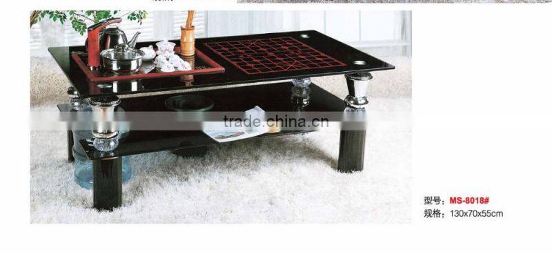 modern home living room glass coffee table