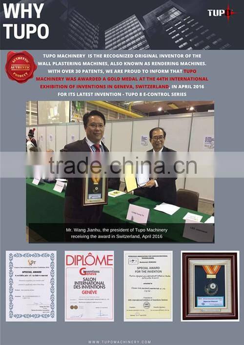 Mortar Plaster grouting Mix Pump /Construction Wall Plastering Rendering Machine