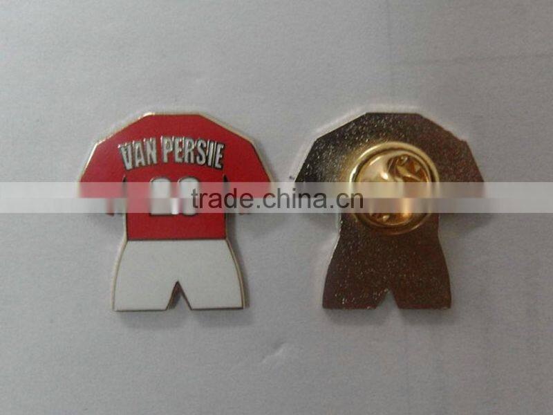 Custom lapel pins with soft enamel and hard enamel color