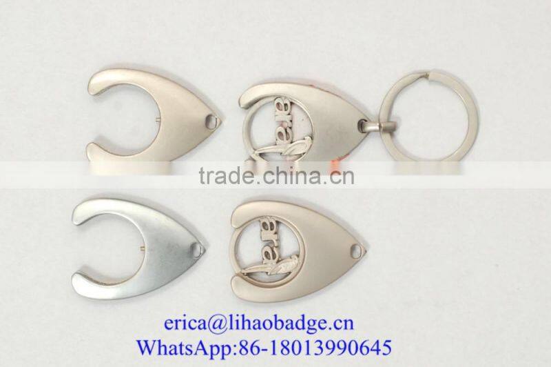 Top new 2016 women fashion dress designer locket key chain silver plated chain with locket