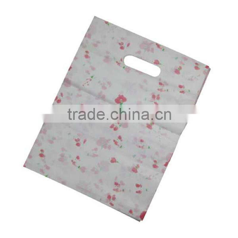 2016 New Promotional die cut handle shopping bag for clothes