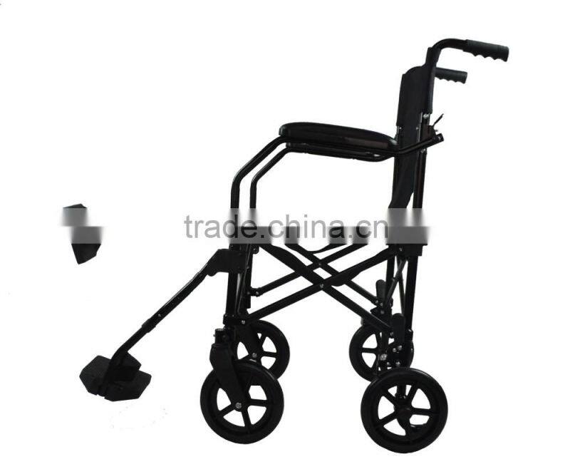 folding ultralight weight transport multifuctional aluminium wheelchair