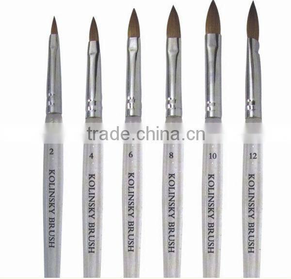 3pcs Red fashion makeup Nail art brush