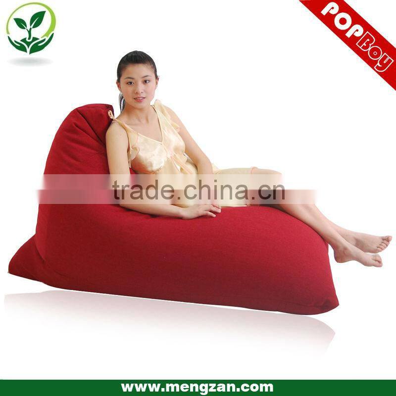 Leanback beanbag lounger , Cozy triangle sofa chair