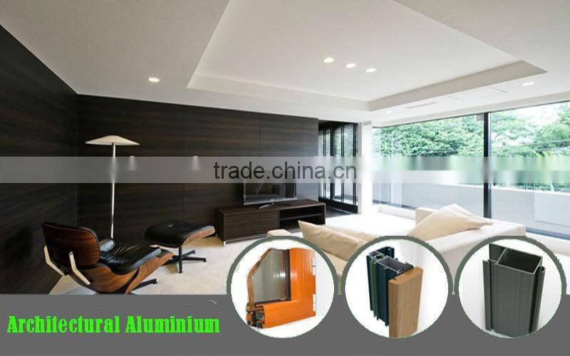 Wood finished sliding doors windows extrusion profiles,extruded aluminum profiles prices