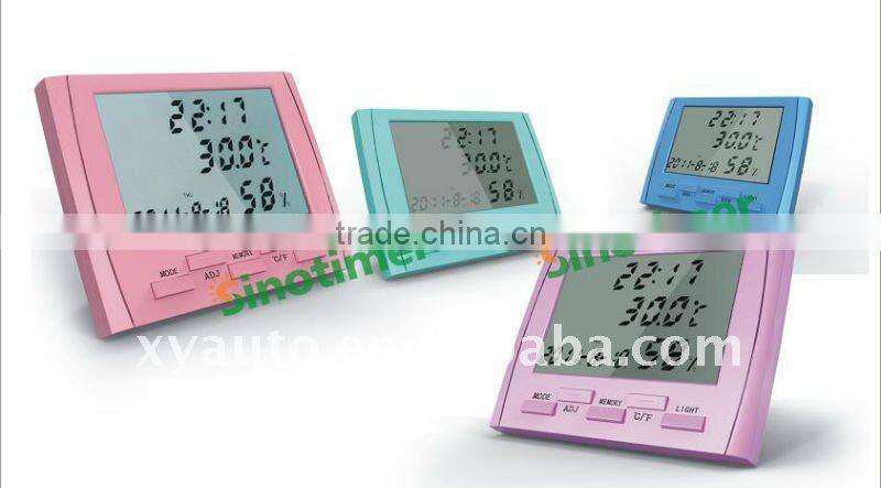 LCD Highe Accuracy Temperature and Humidity Meter with night light